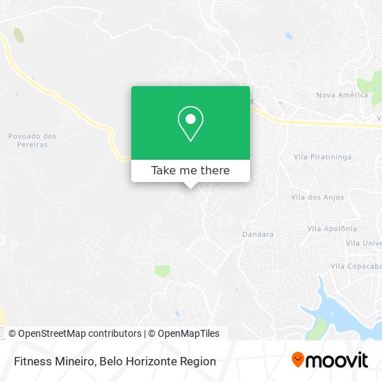 Fitness Mineiro map