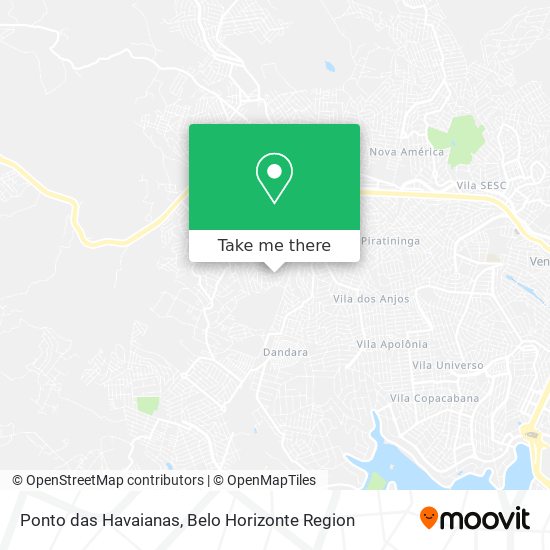 Ponto das Havaianas map