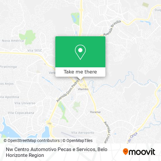 Nw Centro Automotivo Pecas e Servicos map