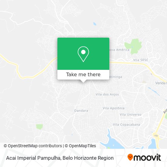 Acai Imperial Pampulha map