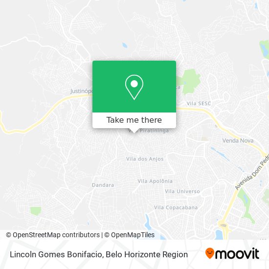Lincoln Gomes Bonifacio map