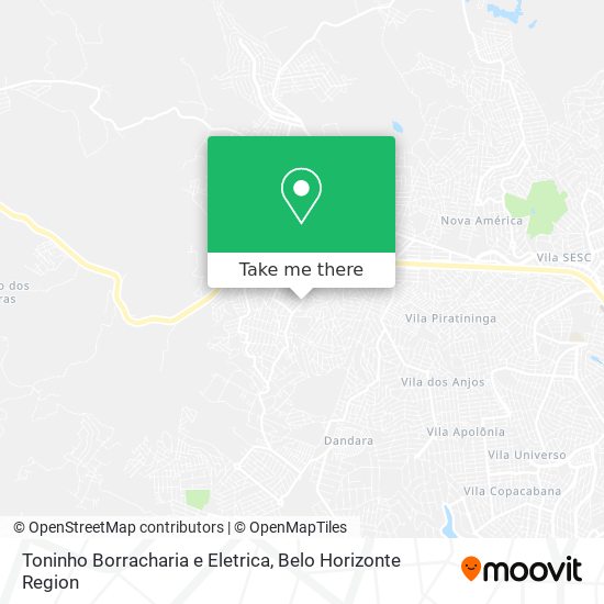 Toninho Borracharia e Eletrica map