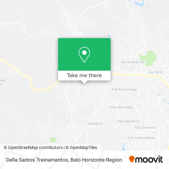Della Santos Treinamentos map