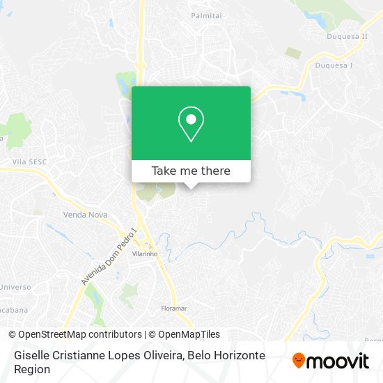 Giselle Cristianne Lopes Oliveira map