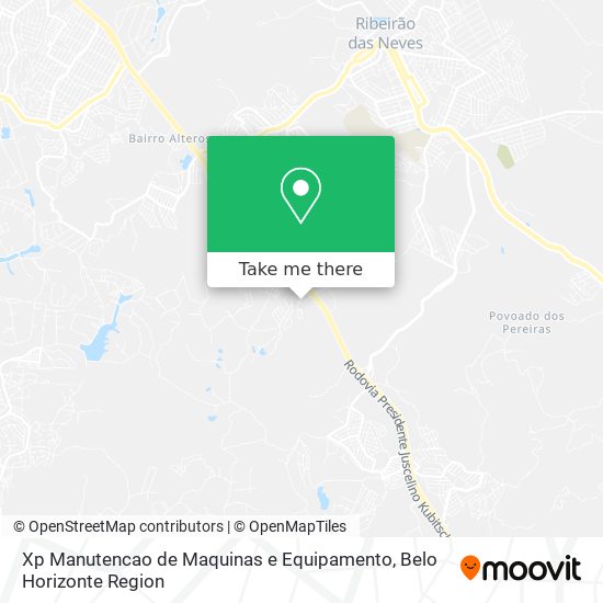 Xp Manutencao de Maquinas e Equipamento map