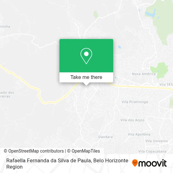 Rafaella Fernanda da Silva de Paula map