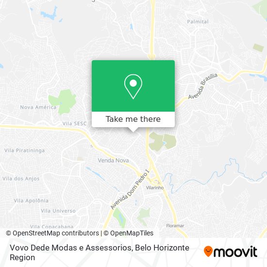 Vovo Dede Modas e Assessorios map