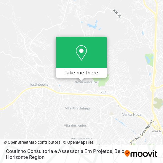 Coutinho Consultoria e Assessoria Em Projetos map