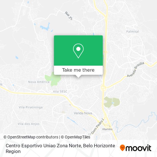 Centro Esportivo Uniao Zona Norte map