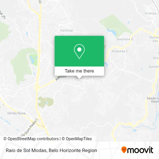 Raio de Sol Modas map