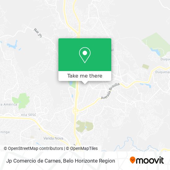 Jp Comercio de Carnes map