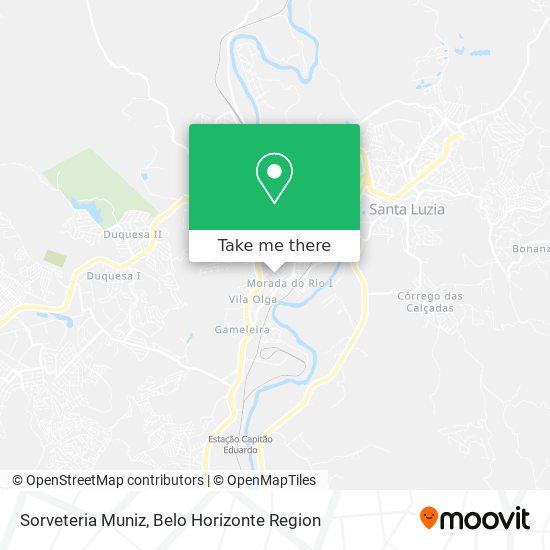 Sorveteria Muniz map