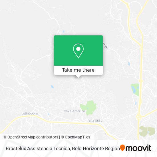Brastelux Assistencia Tecnica map