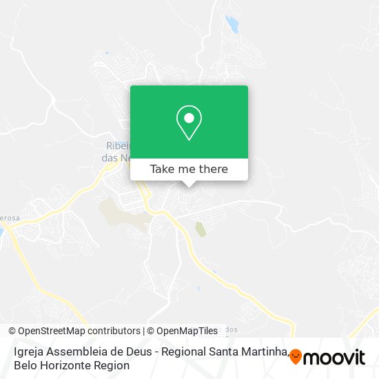 Igreja Assembleia de Deus - Regional Santa Martinha map