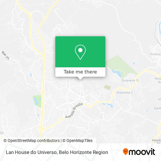 Lan House do Universo map