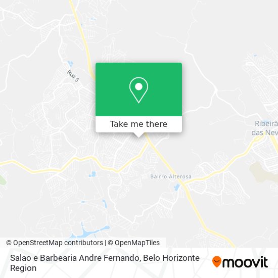 Mapa Salao e Barbearia Andre Fernando