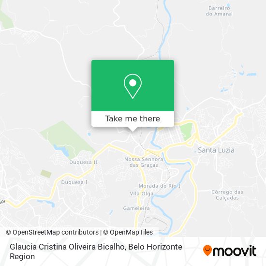 Glaucia Cristina Oliveira Bicalho map