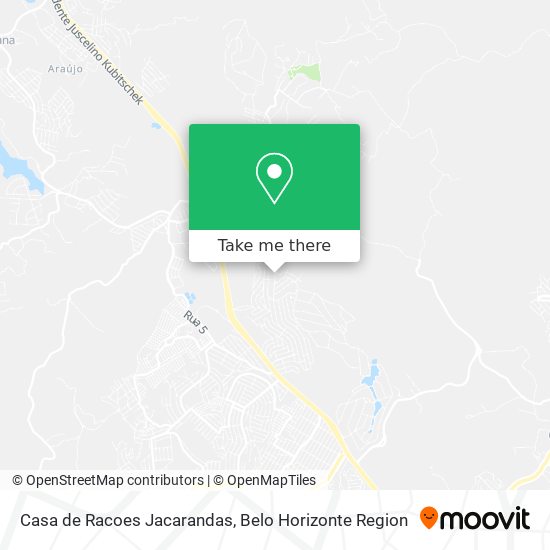 Casa de Racoes Jacarandas map