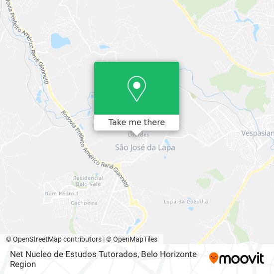Net Nucleo de Estudos Tutorados map