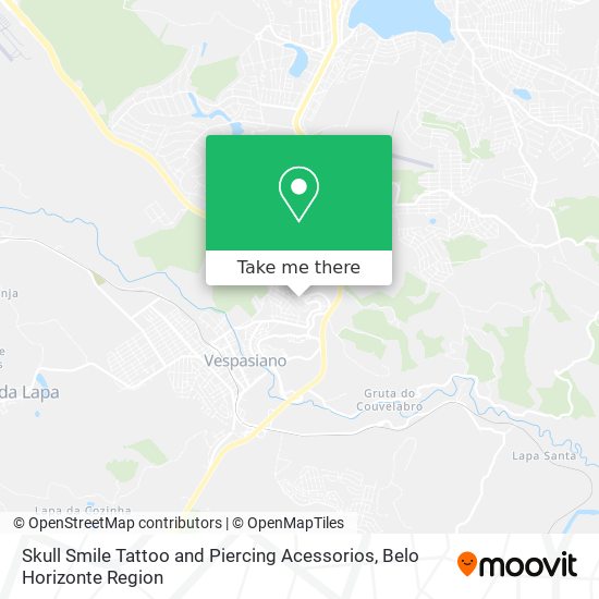 Skull Smile Tattoo and Piercing Acessorios map