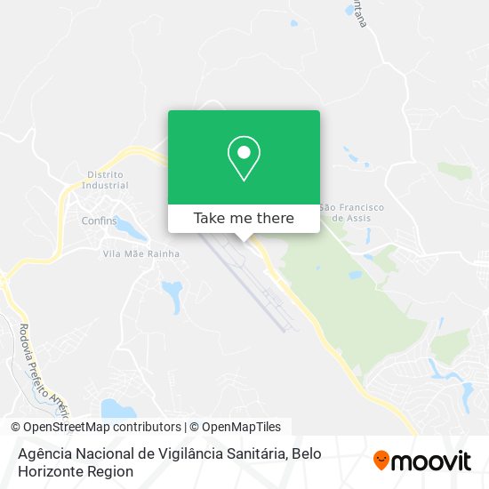 Mapa Agência Nacional de Vigilância Sanitária