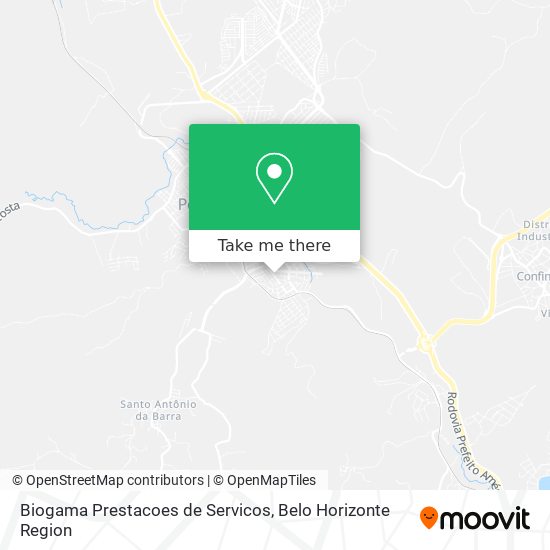 Biogama Prestacoes de Servicos map
