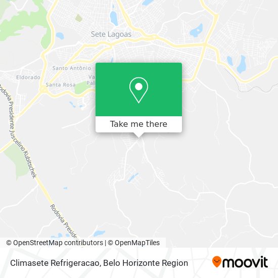 Climasete Refrigeracao map