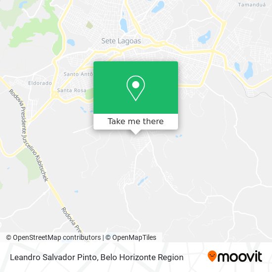 Leandro Salvador Pinto map