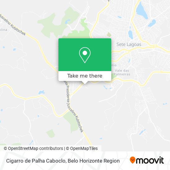 Cigarro de Palha Caboclo map