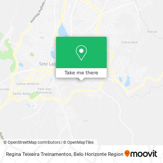 Regina Teixeira Treinamentos map