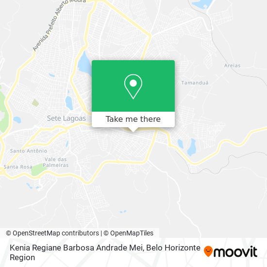 Kenia Regiane Barbosa Andrade Mei map