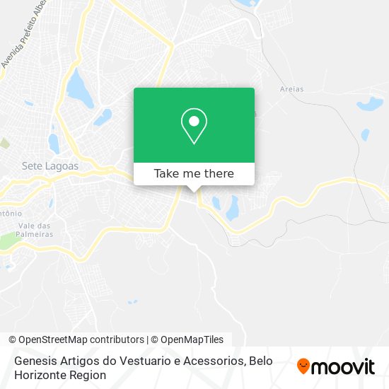 Genesis Artigos do Vestuario e Acessorios map