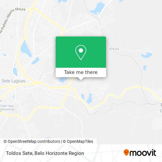 Toldos Sete map