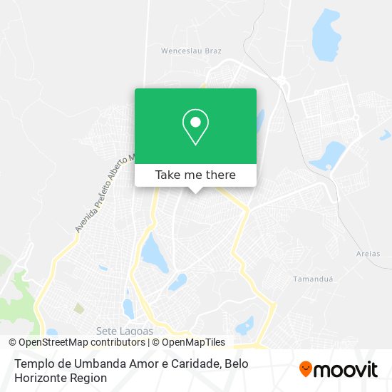Templo de Umbanda Amor e Caridade map