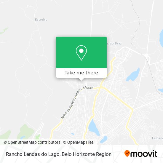 Rancho Lendas do Lago map