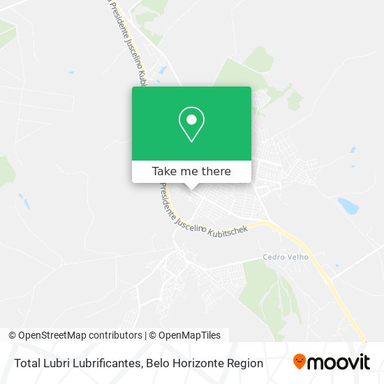 Total Lubri Lubrificantes map