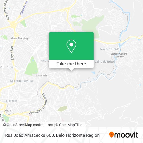 Rua João Amacecks 600 map
