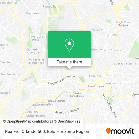 Rua Frei Orlando 500 map