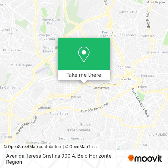 Avenida Teresa Cristina 900 A map
