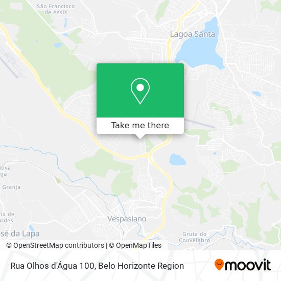 Rua Olhos d'Água 100 map