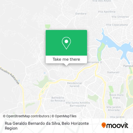 Rua Geraldo Bernardo da Silva map