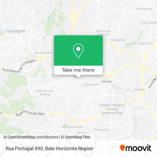 Rua Portugal 490 map