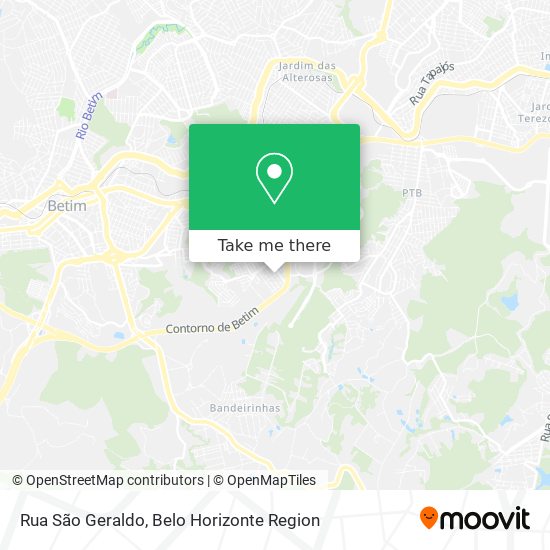 Rua São Geraldo map