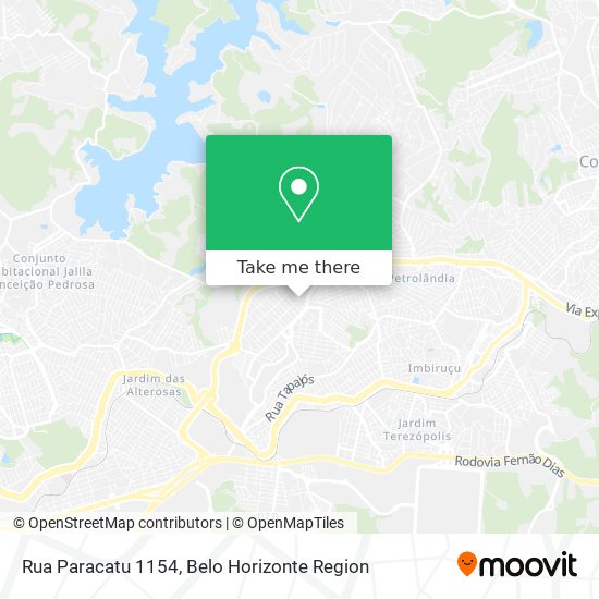 Rua Paracatu 1154 map