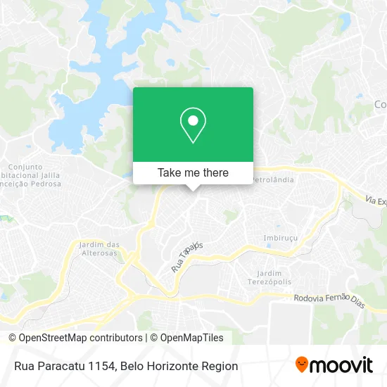 Rua Paracatu 1154 map