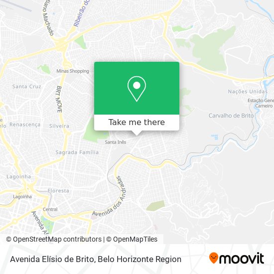 Mapa Avenida Elísio de Brito