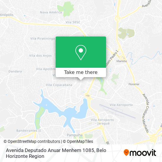 Mapa Avenida Deputado Anuar Menhem 1085