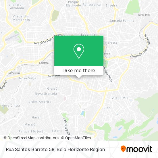Rua Santos Barreto 58 map