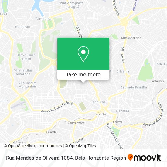 Mapa Rua Mendes de Oliveira 1084