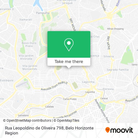 Rua Leopoldino de Oliveira 798 map